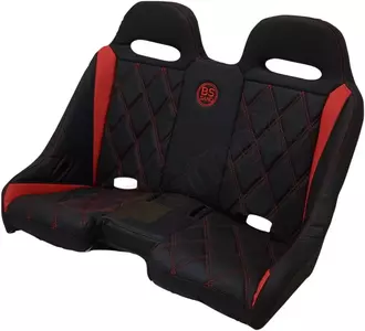 Bs Sands Extreme Diamond dubbele stoel zwart en rood - EXBERDBDX