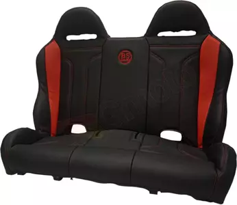 Bs Sands Performance Double T seat negru și roșu - PEBERDDTX
