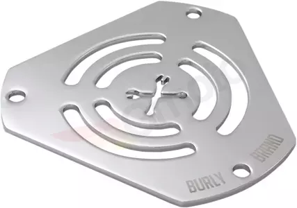 Ключове на марката Burly Шестостенна хромирана капачка на въздушния филтър - 0206-0180-CH