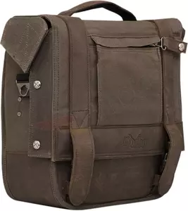 Burly Brand Kožený hnědý batoh na notebook - B15-1000D