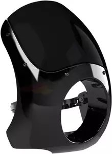Cupolino anteriore Round Slammer in plastica ABS Outlaw nero - B10-0000
