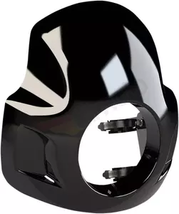 Carenatura anteriore Round Slammer in plastica ABS Cafe nero - B10-1000