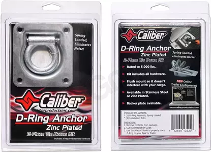 "Caliber D-Ring" plieninių inkarų rinkinys 2268 kg-2