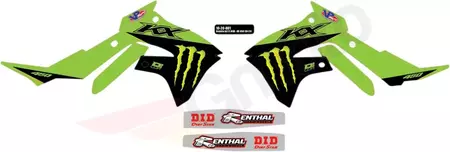 Monster Energy 21 Kawasaki D'Cor Visuals Aufklebersatz - 10-20-801