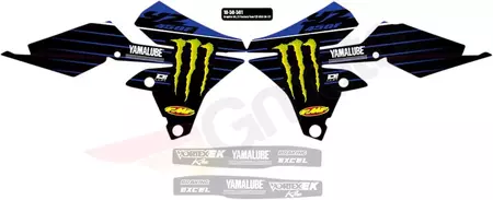 Set di adesivi Monster Energy Factory 21 Yamaha D'Cor Visuals - 10-50-501