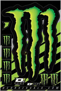 Conjunto de autocolantes Monster Claw D'Cor Visuals
