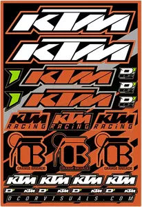 Zestaw naklejek KTM D'Cor Visuals