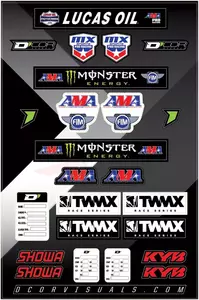 Set di adesivi con logo D'Cor Visuals-1