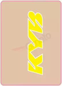 Autocolante amarelo KYB D'Cor Visuals - 40-80-133