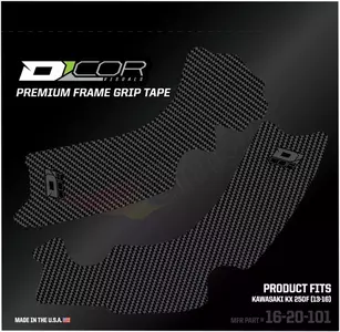 Rutschfester Rahmenschutzaufkleber grau Kawasaki D'Cor Visuals - 16-20-101