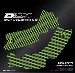 Rutschfester Rahmenschutzaufkleber grün Kawasaki D'Cor Visuals - 16-20-102