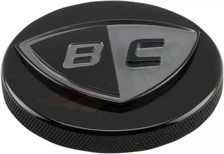 Brandstoftankdop halfmat zwart British Customs - BC406-009-B