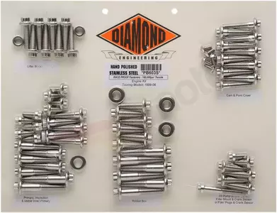 Conjunto de parafusos para motor em aço inoxidável da Diamond Engineering - PB603S