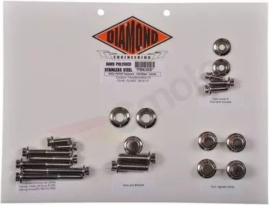 Kit de tornillos para componentes de carrocería Diamond Engineering - PB635S