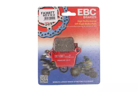 Plaquettes de frein EBC FA 368 TT (2 pièces) - FA368TT