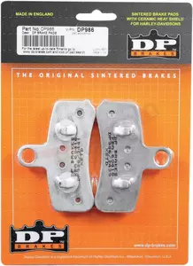 Klocki hamulcowe DP Brakes Standard przód DP986 (FA457) Produkt wycofany z oferty - DP986