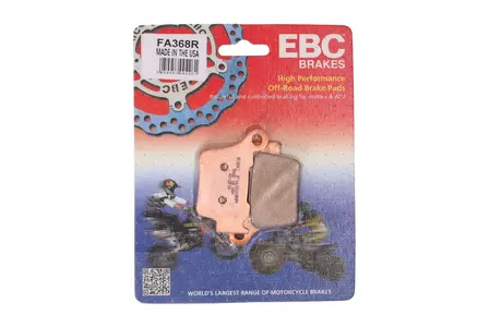 Plaquettes de frein EBC FA 368 R (2 pièces) - FA368R