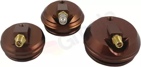 Tovarniška povezava pokrov rezervoarja tlaka amortizerja rjave barve - BCS50BRN