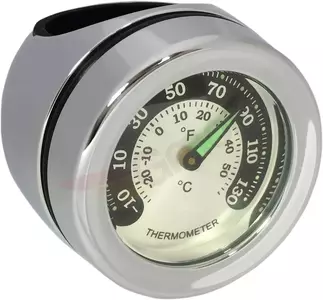 Termometr na kierownicę Drag Specialties chrom-3