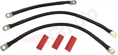 Drag Specialties strømkabler sort - E25-0091B-T1