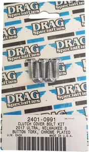 Kit de parafusos da tampa da embraiagem Drag Specialties cromados - MK788