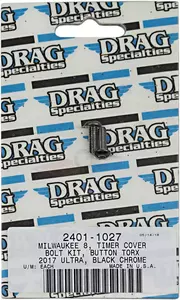 Bulloni del coperchio della distribuzione Drag Specialties neri - MK780BK