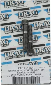 Șuruburi de pornire cu cap zimțat M8 Drag Specialties negru - MK781BK