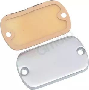 Drag Specialties μπροστινό κάλυμμα δοχείου υγρών φρένων με φλάντζα χρωμίου - 28-0067A