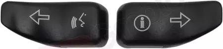 Botones del interruptor indicador Drag Specialties negro - 77680