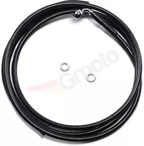 Drag Specialties cablu de ambreiaj împletit din oțel negru prelungit cu 5 cm - 51701-2BLK