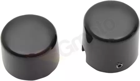 Drag Specialties couvertures de boulons d'essieu arrière noir - W16-0333GB