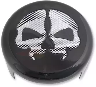 Drag Specialties capacul de semnalizare a claxonului negru 117,5 mm craniu - 78047B