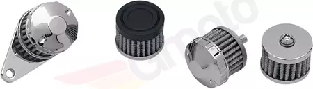 Drag Specialties chroom ontluchtingssysteem filter met handvat - 35-0312-BC299