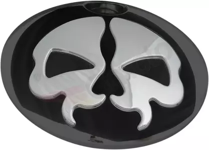 "Drag Specialties" degalų bako dangtelis kaukolė juoda - 78051B