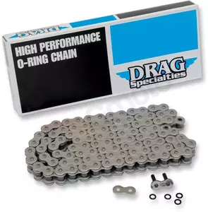 Drag Specialties 530/110 O-Ring αλυσίδα κίνησης, πρεσαριστό χρώμιο - DS530POS110L