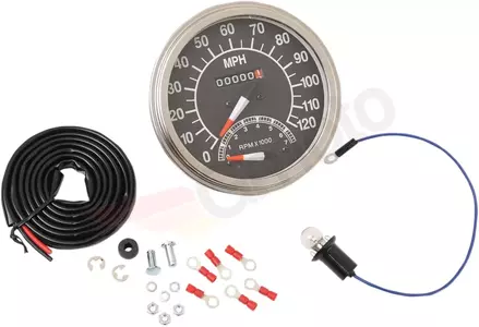 Speedometer med omdrejningstæller Drag Specialties FL 1:1 - 71478M