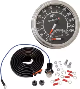 Tachometer mit Drehzahlmesser Drag Specialties FL 2:1 - 72418M