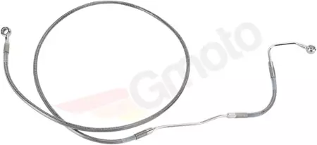 Ocelová opletená přední brzdová hadice ABS Drag Specialties, transparentní, delší o 25 cm - 691182-10