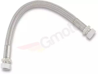Ocelová opletená palivová hadice Drag Specialties transparentní - 598