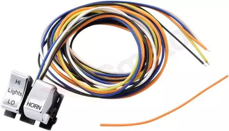 Interruptor do guiador da Drag Specialties, buzina/amortecedor cromado - 71597-92CPL-HC4