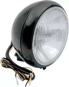 Drag Specialties 7 inch voorlamp zwart - L20-6084BE