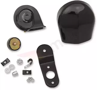 Señal acústica con kit de montaje Drag Specialties negro - E11-6167GB
