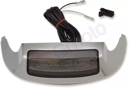 Lampă de aripă față cu LED Smoke Drag Specialties cromată - F51-0646ME