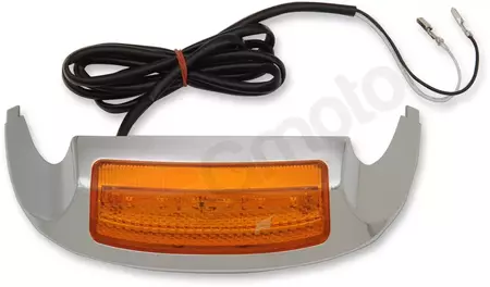 Lâmpada LED cromada para guarda-lamas dianteiro da Drag Specialties - F51-0646AE
