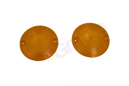 Drag Specialties orange Blinkerlampenschirm-2