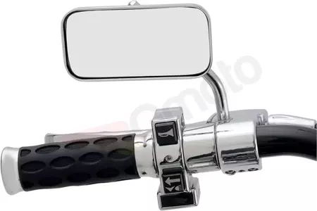 Rechthoekige spiegel 2x4.25 verstelbaar Drag Specialties chroom - 60-0011D-BC515