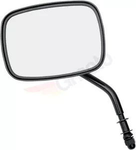 Specchio rettangolare con manico corto Drag Specialties nero-1