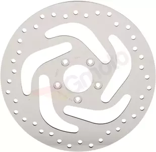 Disco freno forato lucido Drag Specialties - B06-0195ASP