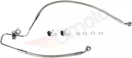 Drag Specialties bremseledning i rustfrit stål bagpå - 660320