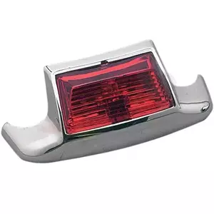 Drag Specialties rear wing lamp chrome diffuser red - 51-0123R-BC344